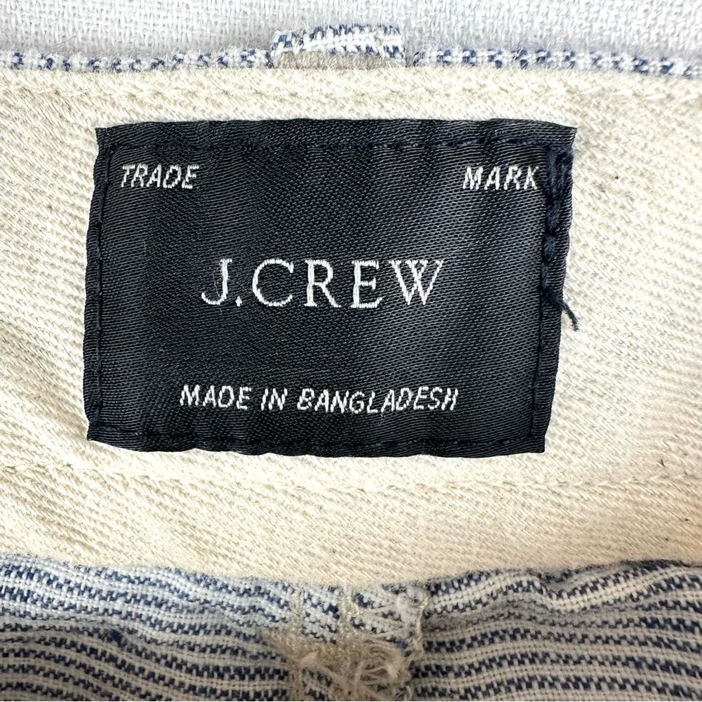 J Crew Pinstripe Linen Shorts‎ 9